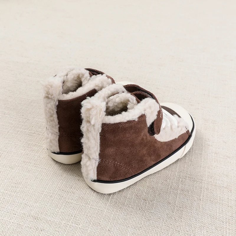 DB15300 Dave Bella winter baby unisex fashion letter canavas shoes new born boys girls casual shoes