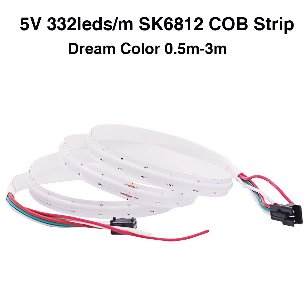 Striscia LED DC 5V SK6812 lampada al Neon a colori indirizzabile individualmente RGB Neon Sign Rope Tape LED Light