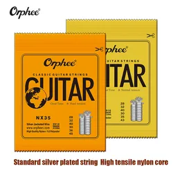 New Orphee Classic Classical Guitar Strings Nylon and Silver Plated Wire Hard/Normal Tension 028-043/028-045 Wholesales