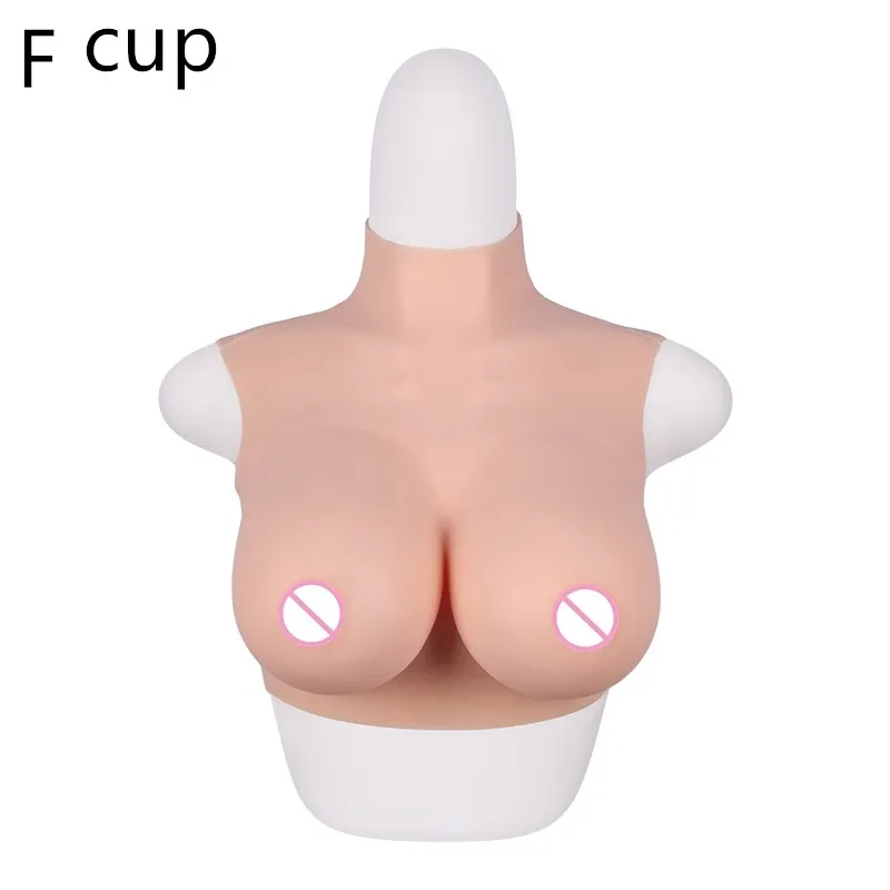 KnowU Big Tits C D F Cup Silicone Breast Forms Elastic Cotton Fake Boobs Transvestite Transgender Drag Queen Crossdresser