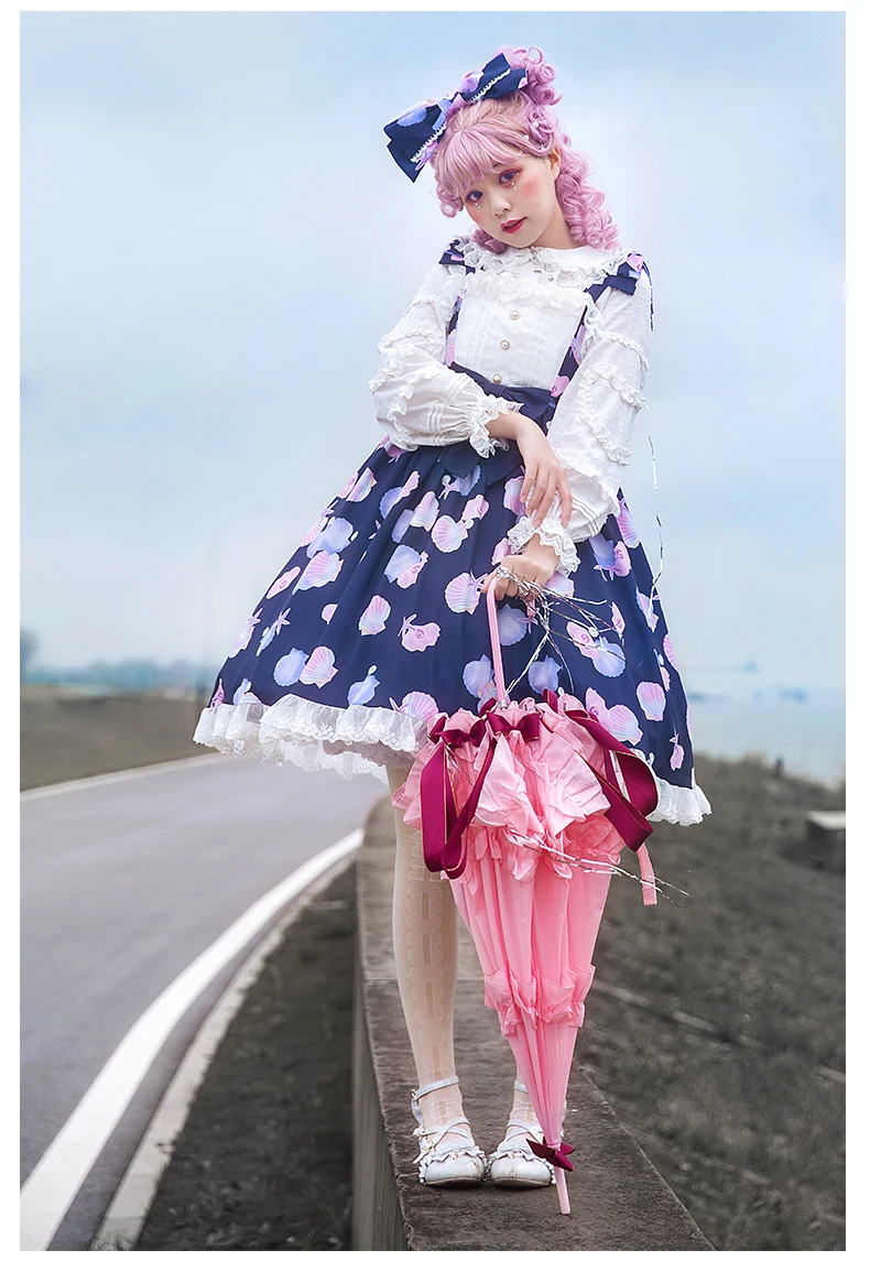 Prinses Victoriaanse Jurk Zoete Lolita Zachte Meisje Band Jurk Vintage Strik Leuke Hoge Taille Kawaii Meisje Gothic Lolita Cos Loli