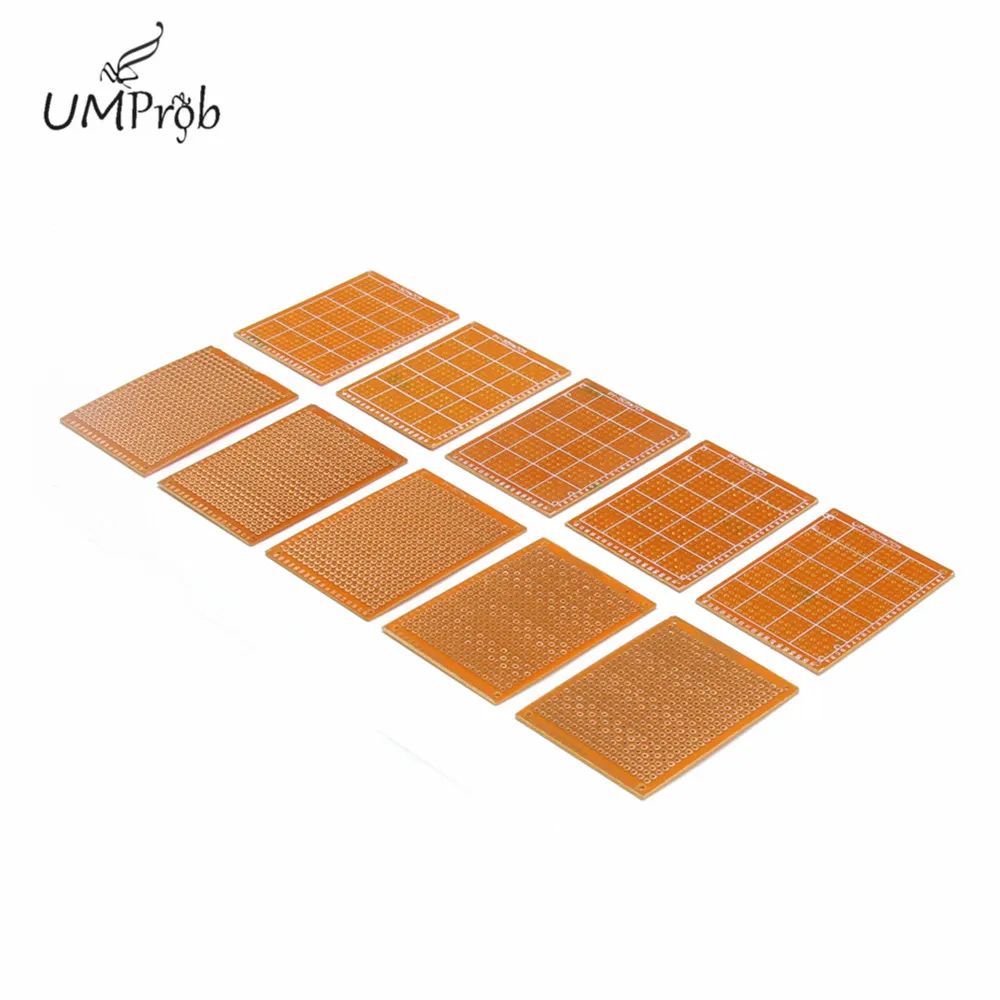 10PCS Prototype Paper Copper PCB Universal Experiment Matrix Circuit Board 5x7CM Diy Kit