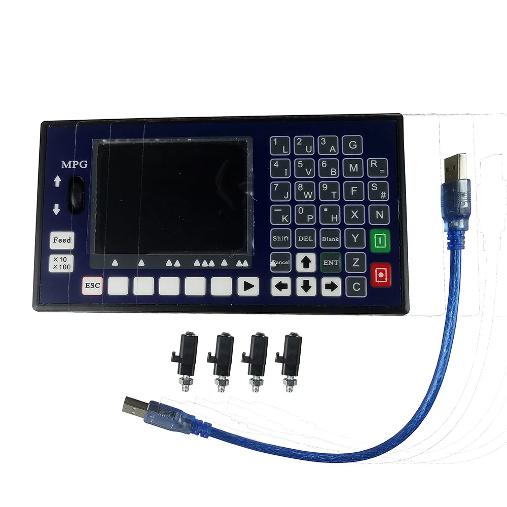 

4-осевой контроллер TC5540H с ЧПУ, 400 кГц, USB-накопитель, G-код, управление шпинделем, установка инструмента MPG, поддержка сервопривода и шагового двигателя