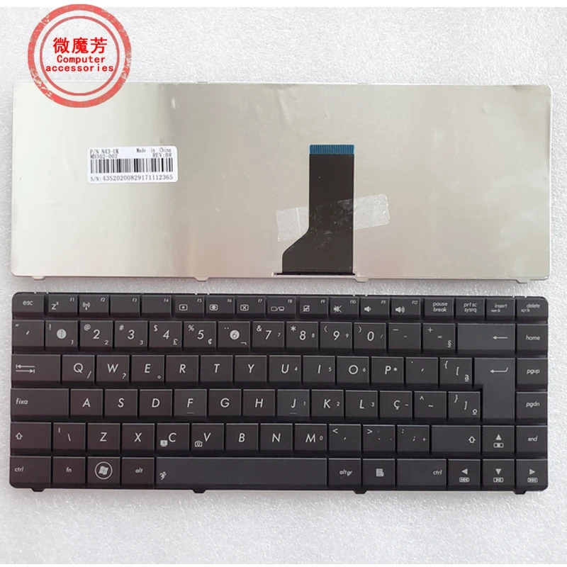 

Brazil laptop Keyboard for ASUS K42J X43 X43B A43S A42 K42 A42J X42J K43S UL30 N42 N43 B43 U41 K43S U35J UL80 BR Black keybaord