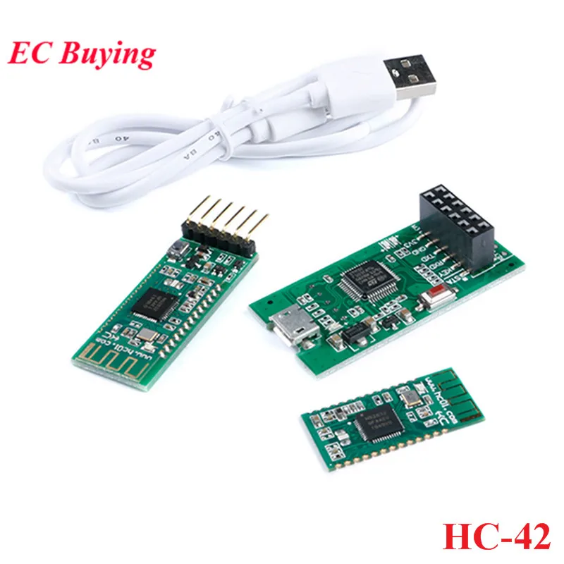 HC-42 BLE 5.0 모듈 마스터 슬레이브 통합 nRF52832 무선 BLE5.0 투명 변속기 직렬 포트 2.4G HC 42 어댑터