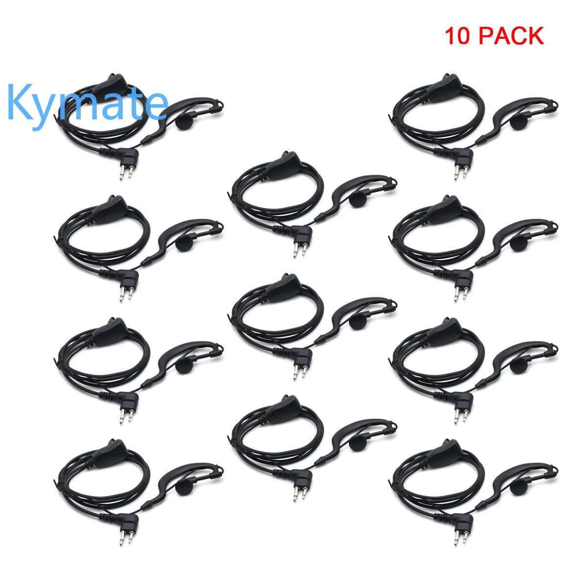 

10pcs Earpiece PTT Mic Headset For Motorola GP68 G9300 CP88 CT150 PRO1150 Walkie talkie For HYT TC-610