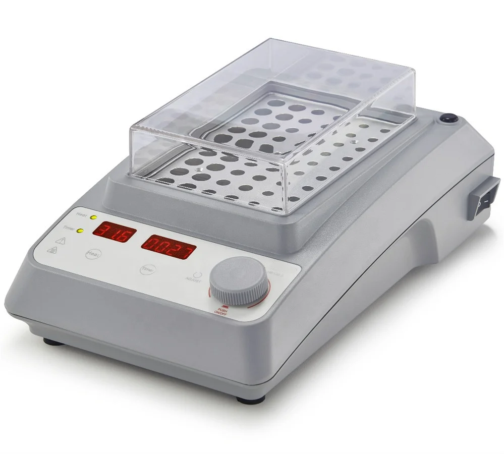 

HB120-S Dry Bath Incubator For Inactivation Low Temperature Lysis LED Digital Metal Bath With Heating Block 0.2-50 mL Wholesale
