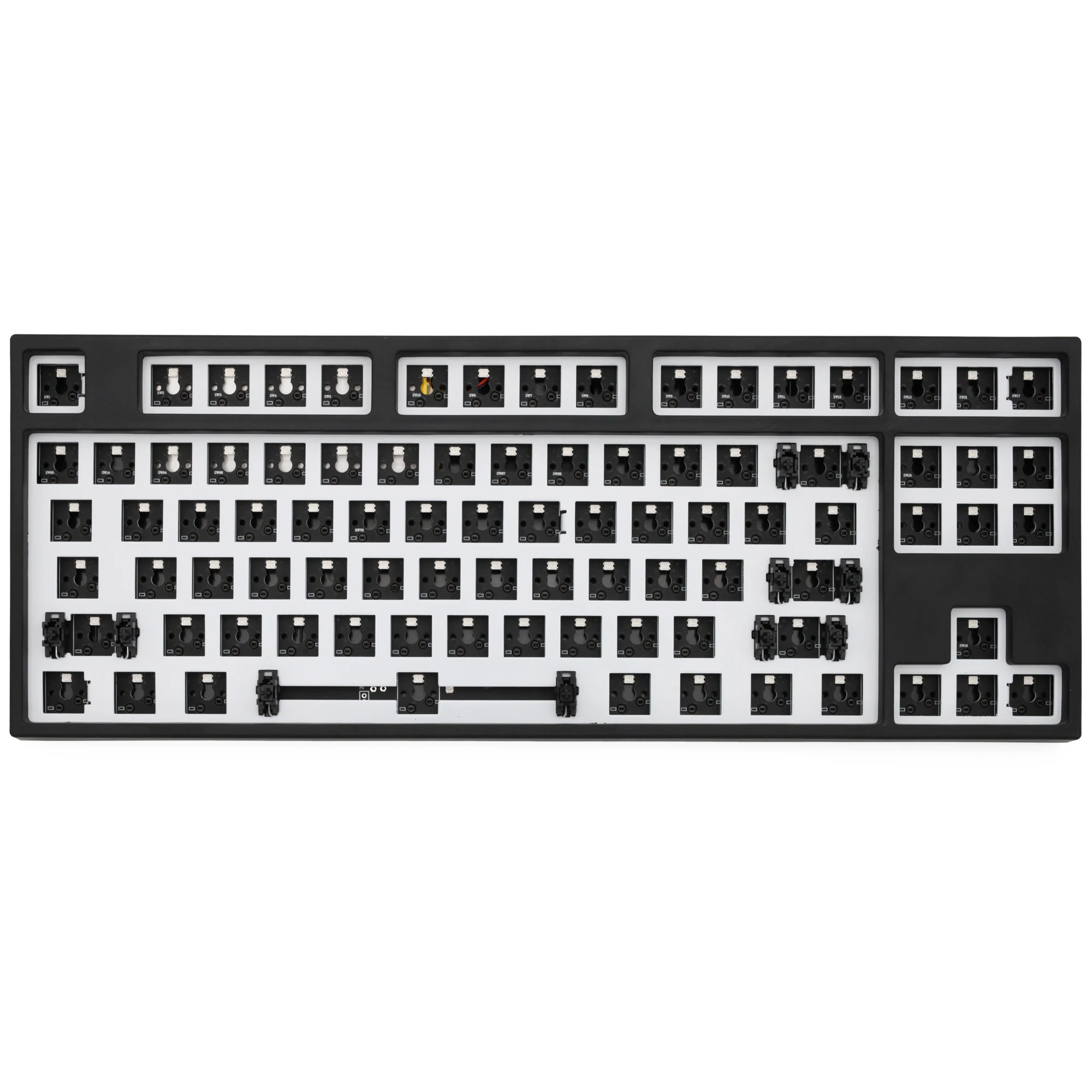 MKB87 87 key dual mode bluetooth Mechanical Keyboard kit 80% TKL hot swappable switch lighting effects RGB switch led type c