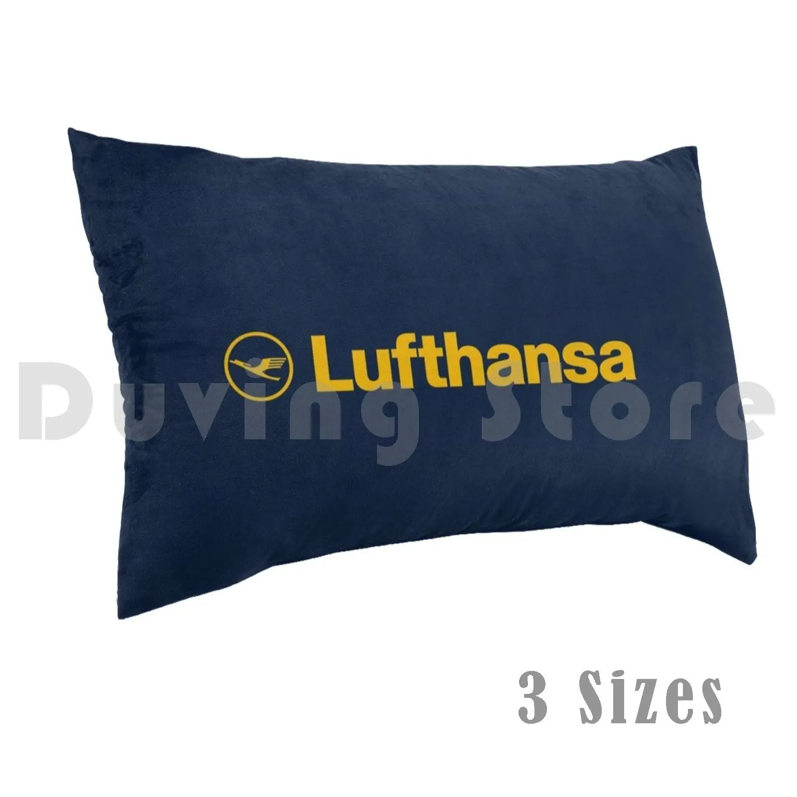 Lufthansa Pillow Case DIY 50*70 Lufthansa Aviation Jet Plane Pilot Captain Stripes Airways Boeing Airbus Airplane