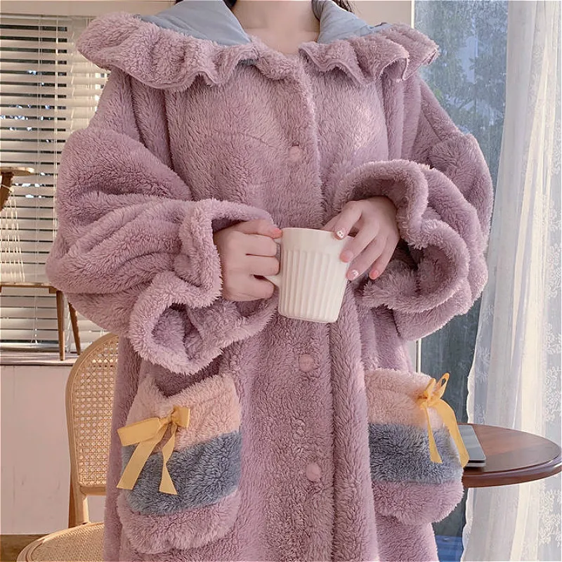 Robes à capuche pour femmes, Zones coréennes, KouStudents imprimés, Lovely Female, Full Sleeve, Confortable, All-Match Venues, Smile Fashion, Winter