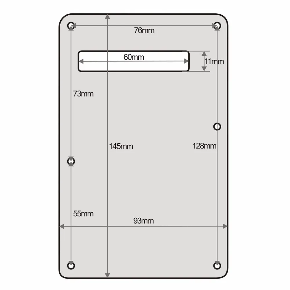 New electric guitar Cavity Cover Back plate solid wood Strong light Guitar parts