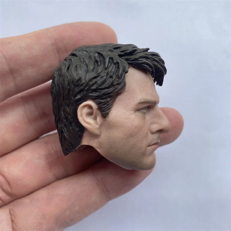 In Stock For Sale 1/6th Tom Cruise Handsome Guy Male Star Male Head Sculpture For Usual 12inch Doll Action Figure