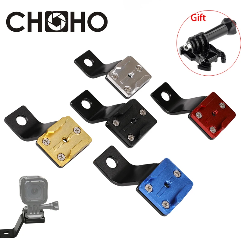 For Gopro 12 11 10 Accessories CNC Motorcycle Mount Aluminum bracket Mount rearview mirror Supporter Ride for DJI OSMMO Action 4