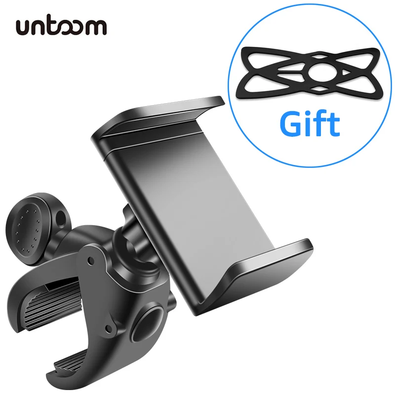 Universal Bicycle Phone Holder Motorcycle Bike Cell Phone Holder Handlebar Stand Mount for iPhone 15 Xiaomi Samsung GPS Bracket