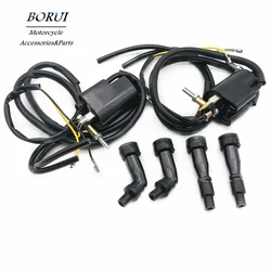 2Pcs Motorcycle Performance Parts Racing Ignition Coil System Unit For Suzuki GS550 GS750 GS850 GS1000