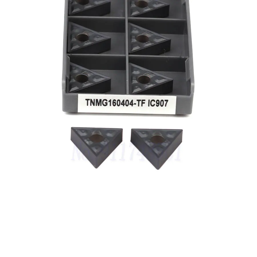 TNMG160404-TF IC907 IC908 TNMG160408-TF IC907 IC908 Carbide Inserts CNC Metal Lathe Turning Tools Blades, Stainless Steel Tools