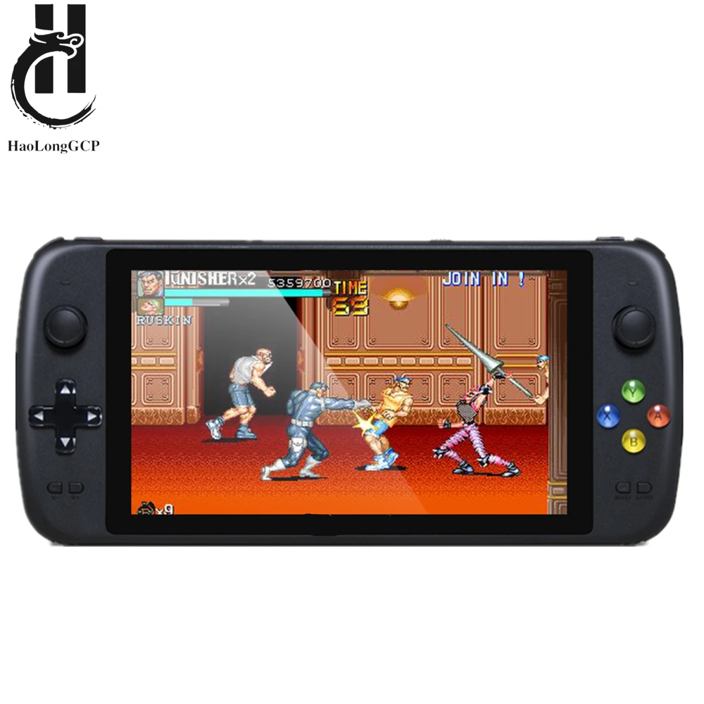 Quad Core Cpu 7 inch Handheld Portable Game Console for ps1 Arcade mame 8/16/32/64/128 bit video games built-in 5000 free games