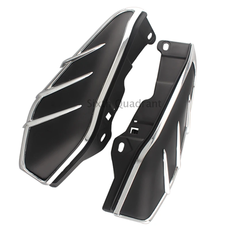 NEW Black Motorcycle Engine Heat Shield Mid-Frame Air Deflector Trim For Harley Davidson Electra Street Glide FLHTCU FLHTCUL