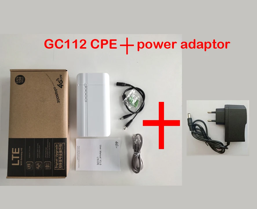 GC112 4G SIM Card rain Waterproof Outdoor CAT4 LTE WiFi Router  for IP Camera Outside WiFi Coverage 4G CPE