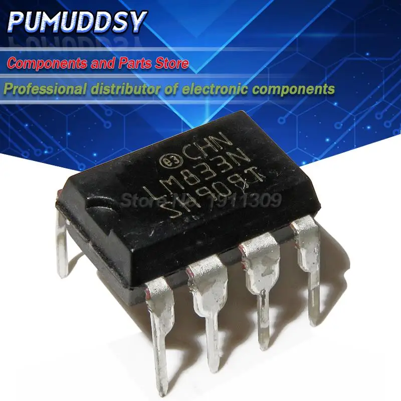 10PCS LM833N DIP8 LM833 DIP new and IC