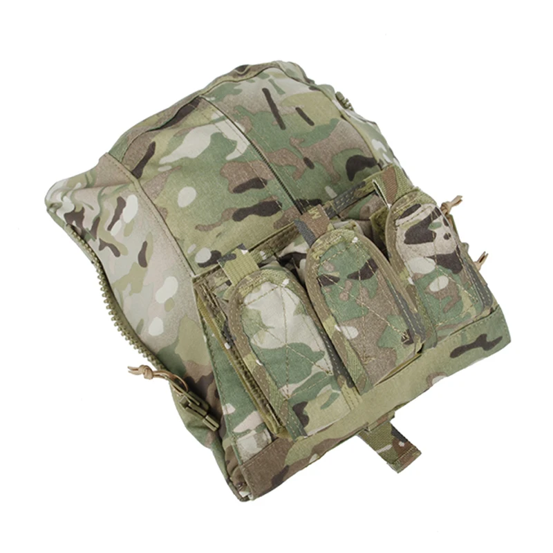 TMC Tactical CAG Zipper Pouch Back Panel Carrier Multicam Military