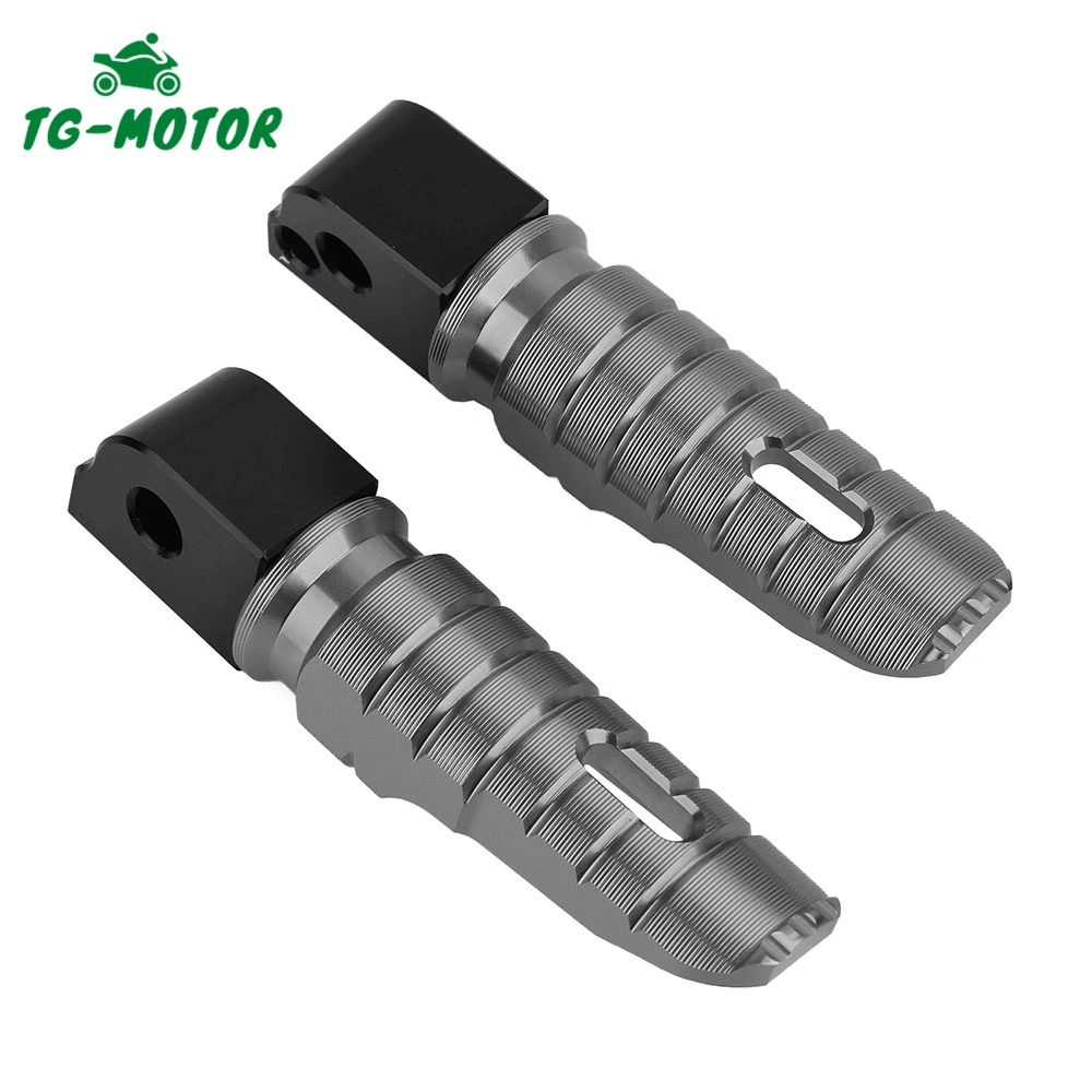 TG-Motor Motorcycle fz6r FZ 6R Footrest Rear Passenger Foot Rest Pegs Pedal For Yamaha FZ6R 2009-2012 2013 2014 2015 Accessories