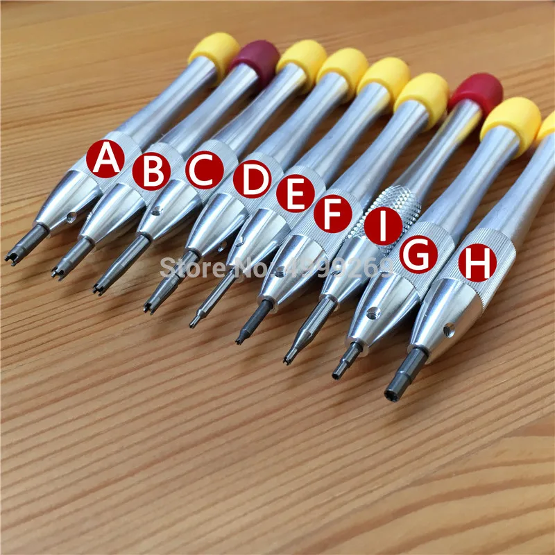 steel screwdriver tools set for RM Richard Mille watch bezel case back screw opener parts tools