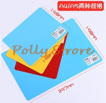 1PC Deli 9353/9352 di Scrittura di Plastica Pad A4/A5 Studente Tabellone Per Scrittura