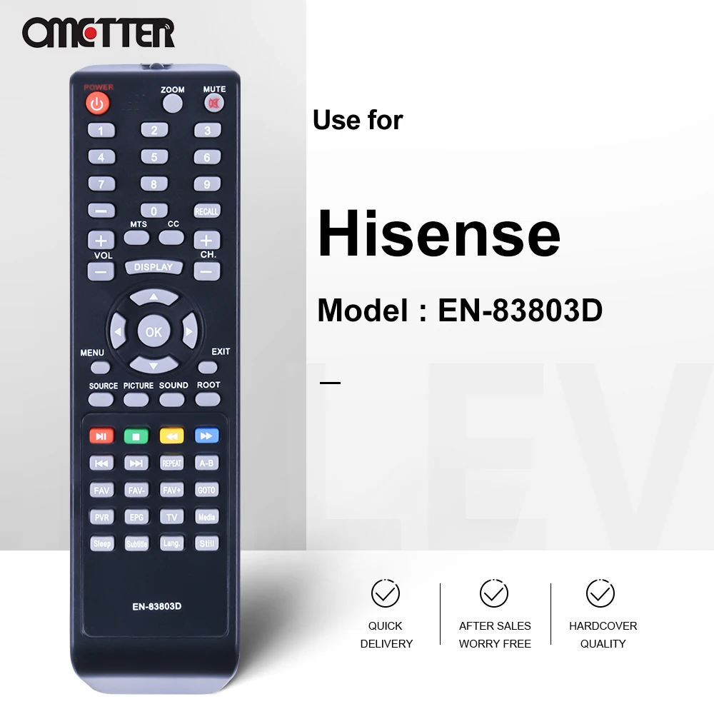 Подходит для пульта дистанционного управления гаражными дверями Hisense LCD TV