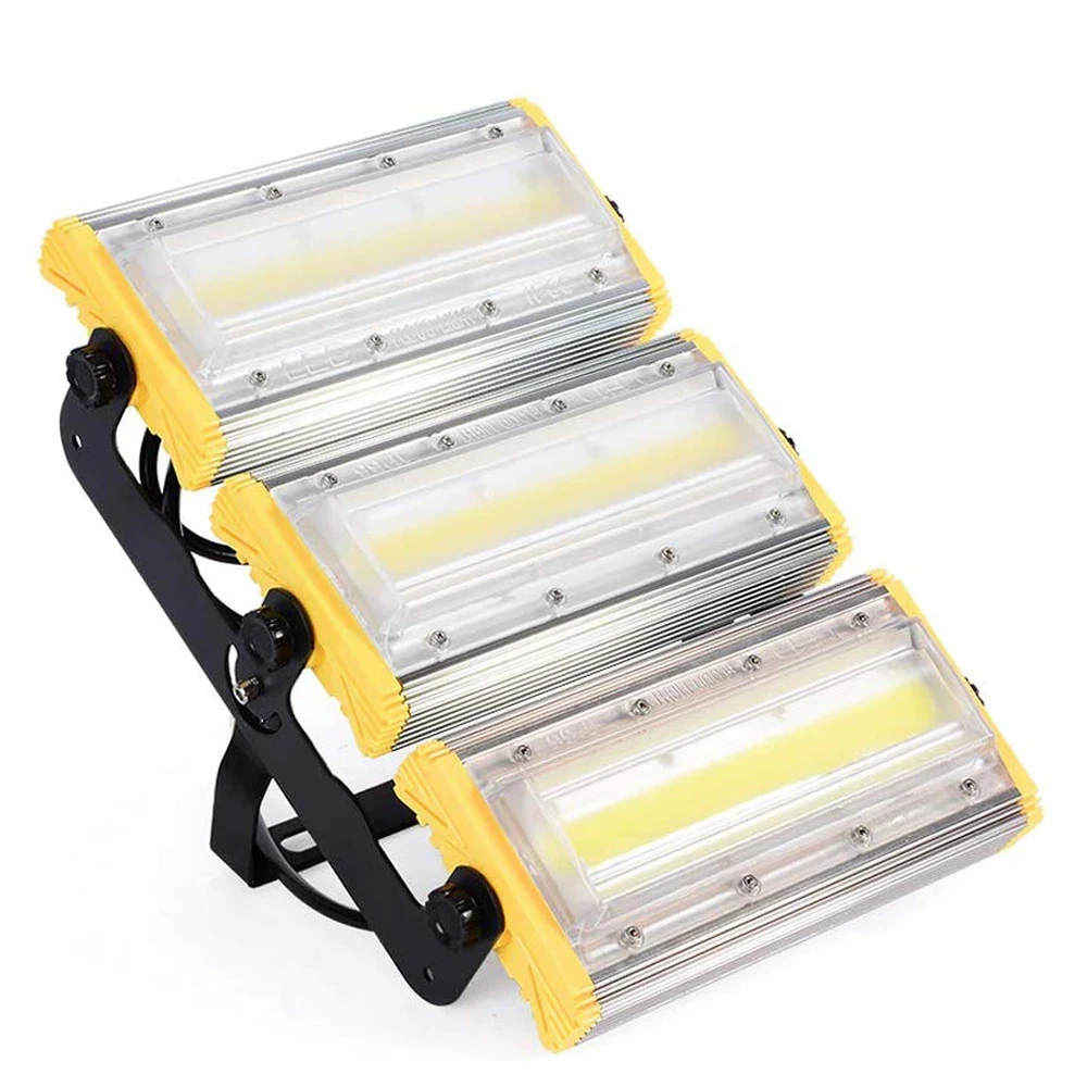 50W 100W 150W LED Floodlight Outdoor COB Flood Light Projector Reflector Lamp Waterproof Spotlight Construction Lamp Lighting