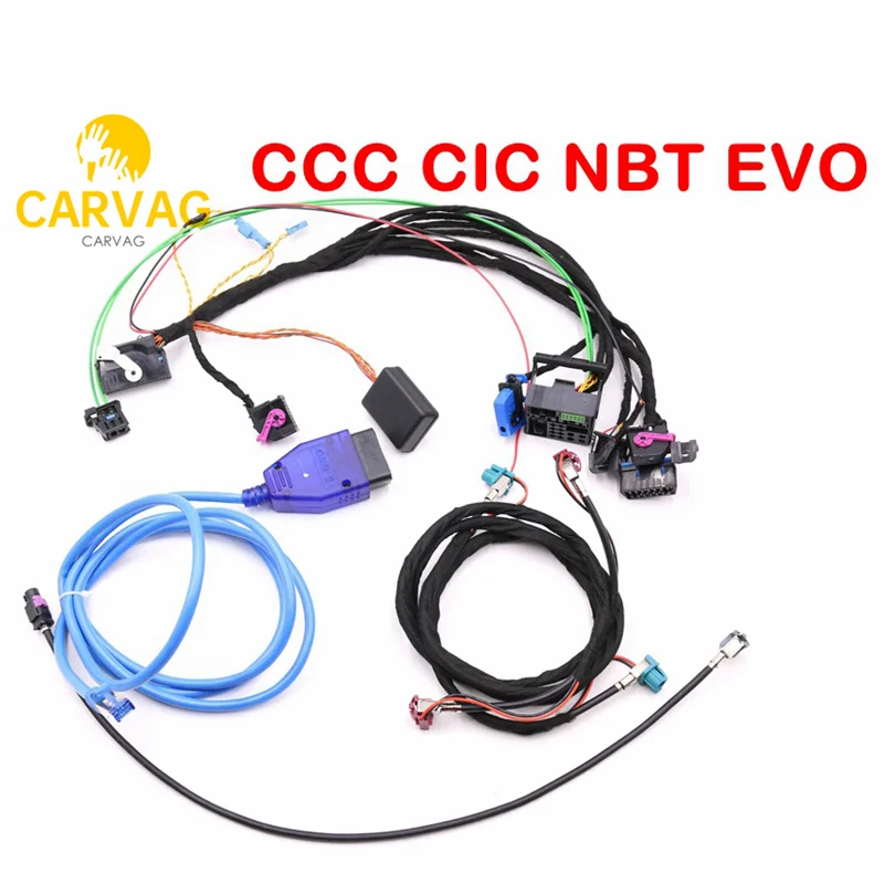 Tools Wirings harness with CAS Emulator tester For BMW CCC CIC NBT EVO navigation systems power on bench all in one