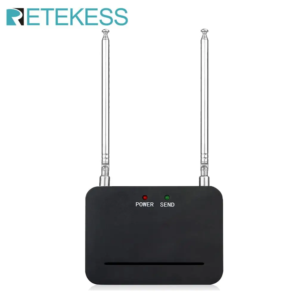 

Retekess TD021 Amplifier 500mW Wireless Repeater Signal Amplifier Extender with antenna for Restaurant Pager T117 Calling System