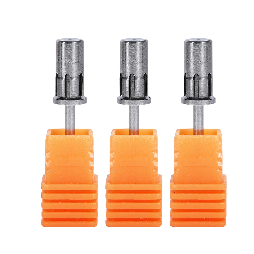 BNG Mandrel Nail Bit Zebra Sanding Bands Metal Ring Mandrel Stainless Steel Nail Drill Holder Sanding Caps Pedicure Cutters