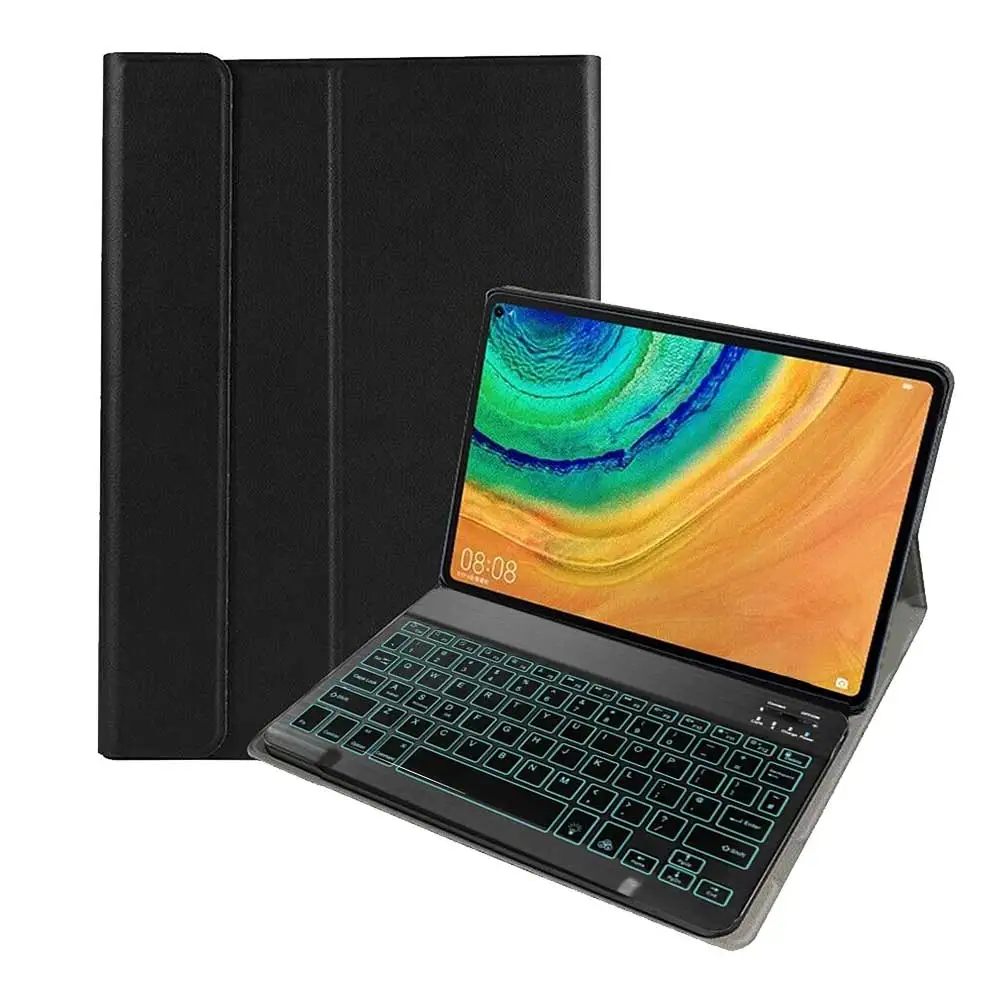 Wireless Backlit Bluetooth Keyboard Case for HUAWEI MatePad Pro 10.8 Inch MRX-W09 AL09 Magnetic Cover Tablet Keyboard Shell +Pen