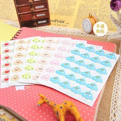 24 pcs/lot Photo Corner Stickers Cute Cartoon DIY Albums Decor Kids Baby Albums Frame Scrapbooking Decoration Self Adhesive