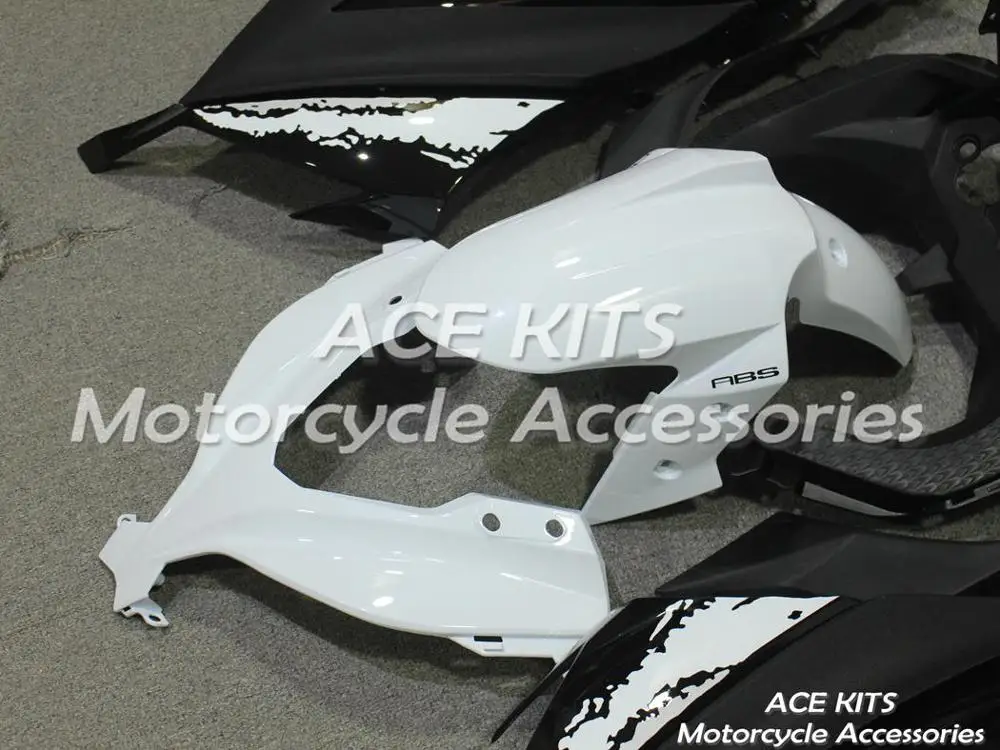 ACE KITS carbon fiber Water transfer printing parts For kawasaki NINJA250 NINJA300 2013 2015 2017 All sorts of color No.FF01