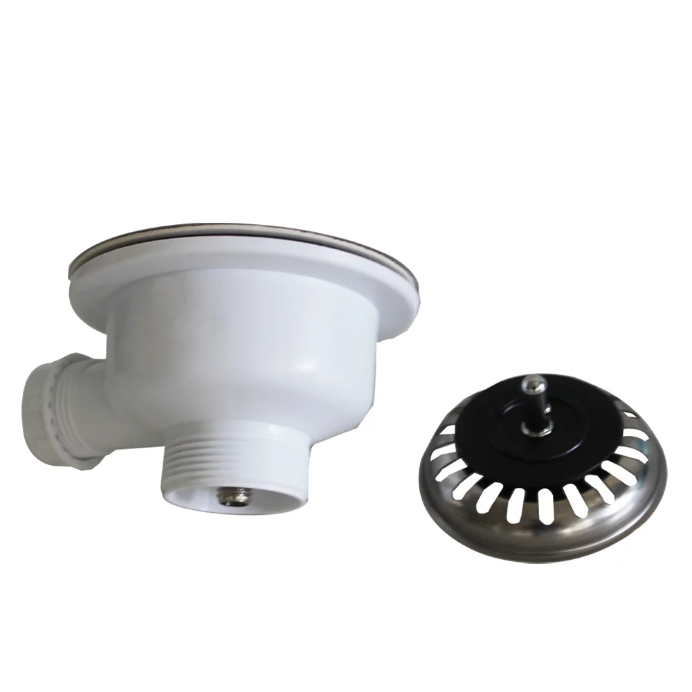 Talea Scolapiatti per lavello da cucina 114MM Downcomer Lavabo per verdure Ombrello con filtro europeo in acciaio inossidabile con troppopieno XK225C046