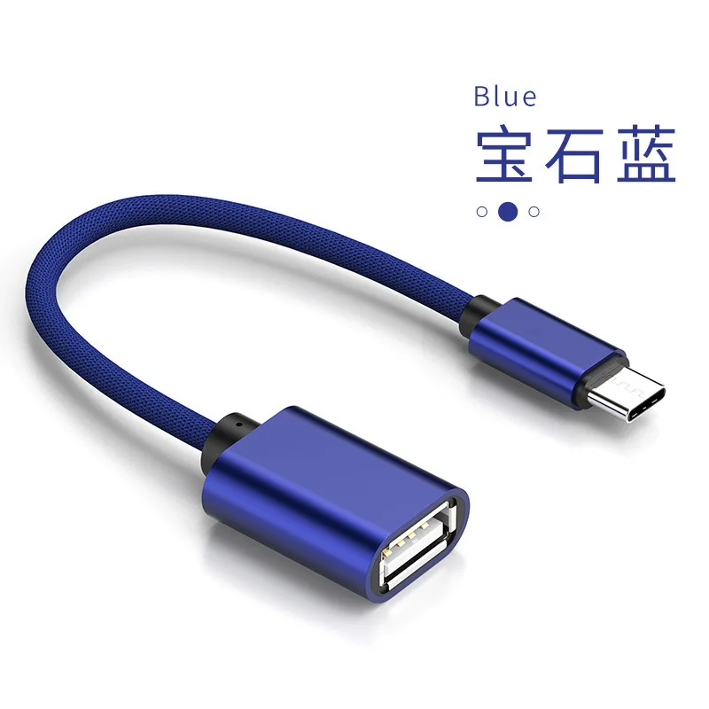 USB 2.0 Type C Male To   A Female OTG Data Cord Adapter Type-C   Cable For Sansumg LG Sony HTC Xiaomi Andriod