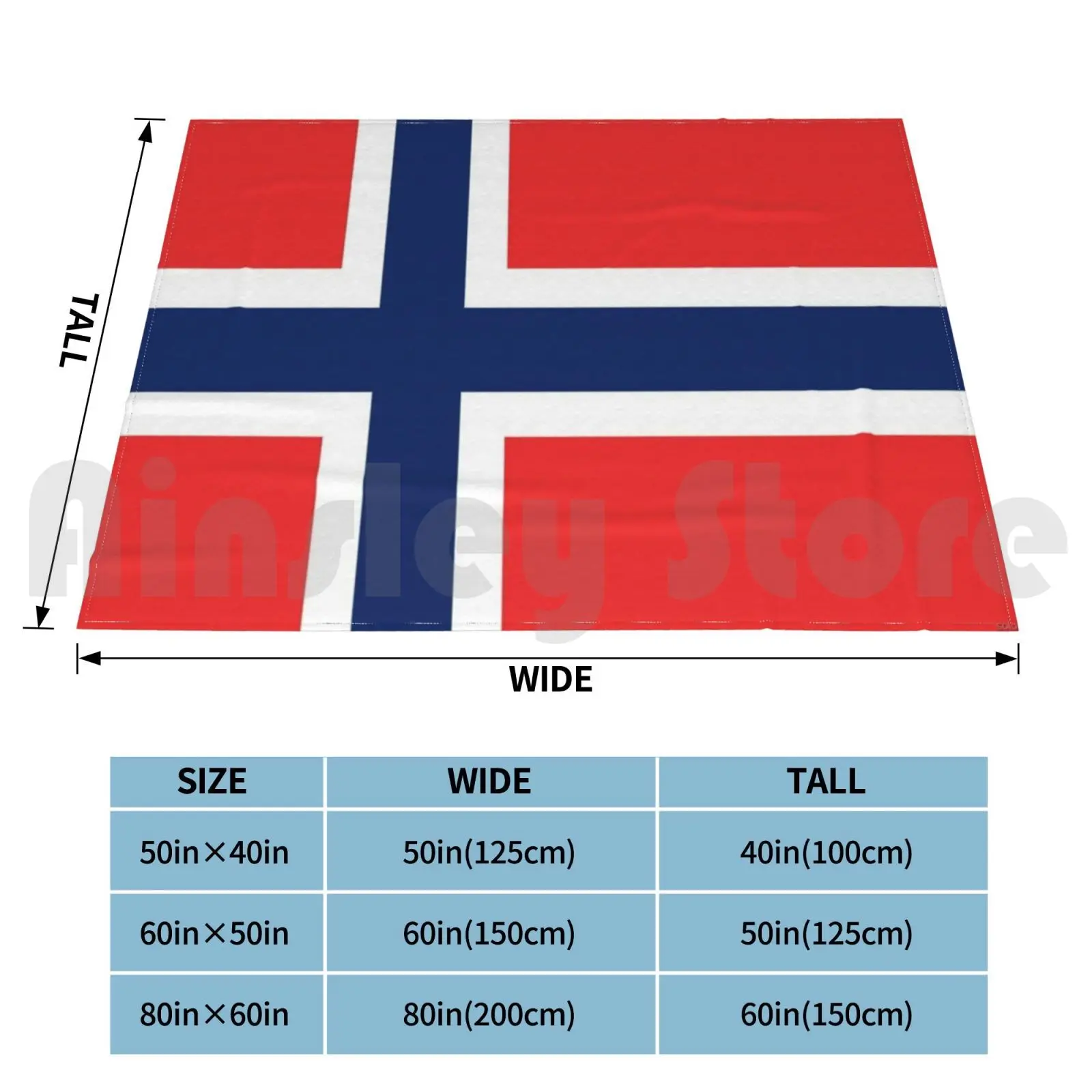 Norway Blanket Fashion Custom Aline Top Shower Flag Flags World Country Countries Europe Asia Africa North