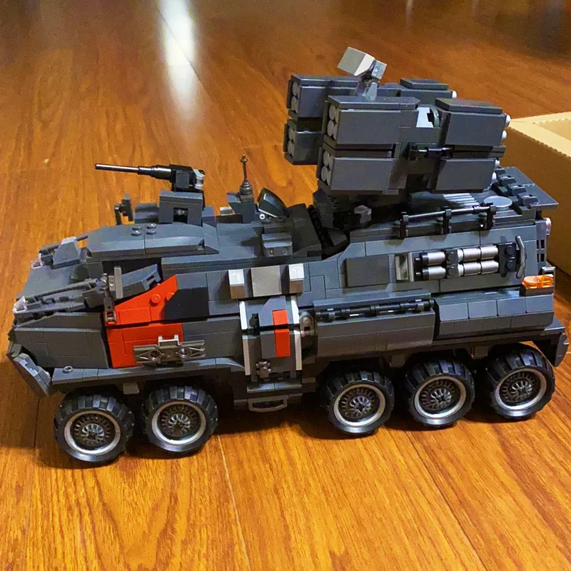 Sembo Block City Wandering Earth Carrier Car Military Tank Cargo Van Transport Truck Model Building Blocks Brick Toys For Kid