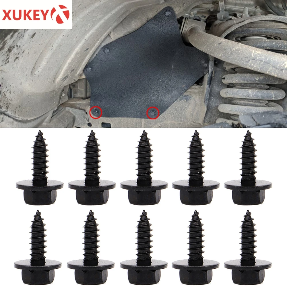 10szt Do Toyota SELF TAPPING HEX Zderzak Wewnętrzny błotnik Uszczelka Osłona Nit Klips Śruba WASHER Łącznik 90159-60498