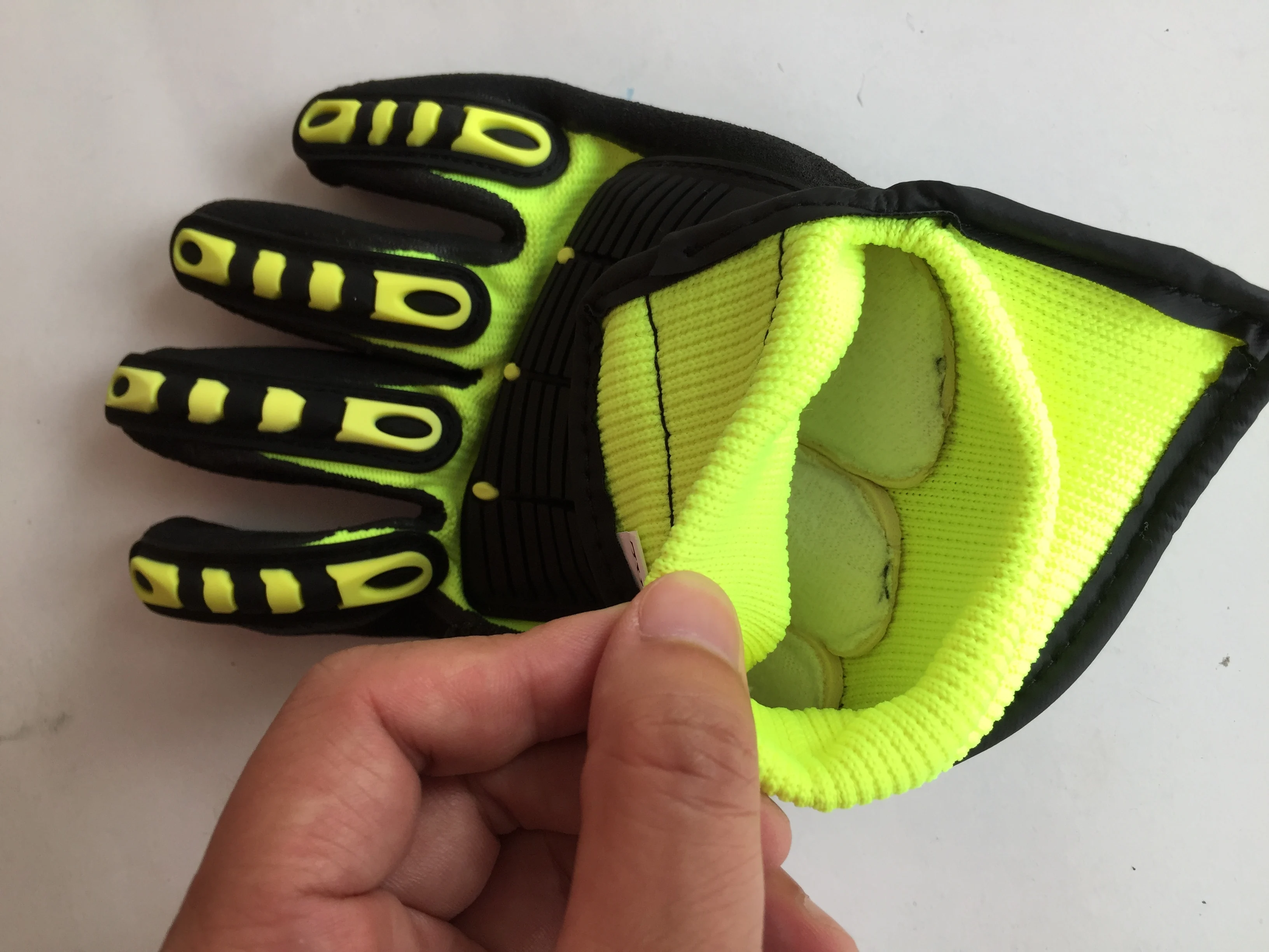 Impact Resistant Anti Vibration Absorb Work Gloves Industrial Shock Reduce Proof  Safety Glove Oil Gas Field Mechanics Glove