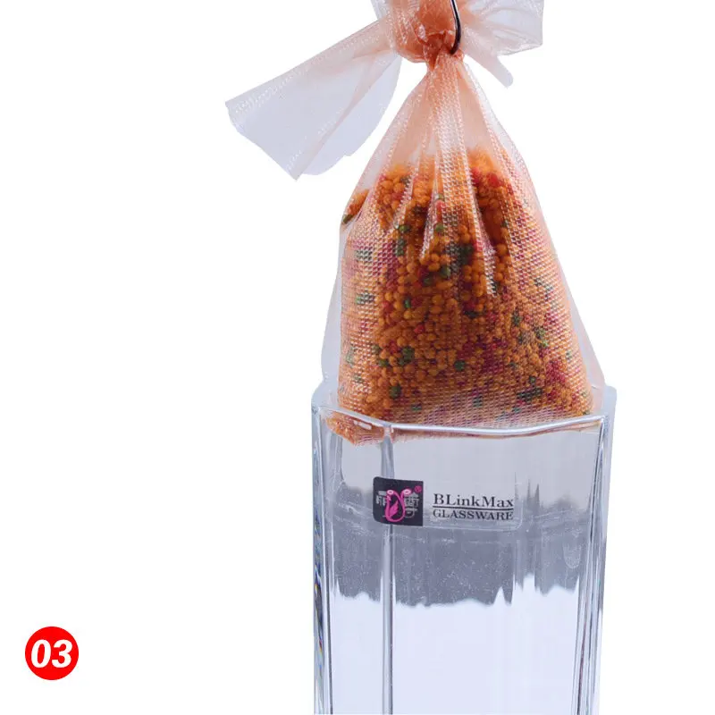 50 Pcs/Bag Multiple Sizes Water Dissolving PVA Bags Carp Fishing Material Tackle Quick Water Soluble Solid Bait Bags 8 Size