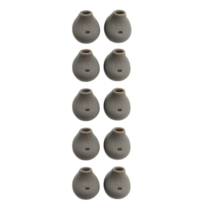 10pcs/lot Soft Silicone Ear Pads Eartips For S-ony WI-SP500 For S amsung S7 S6 Edge 9200 level u In-ear Headphones Earphone