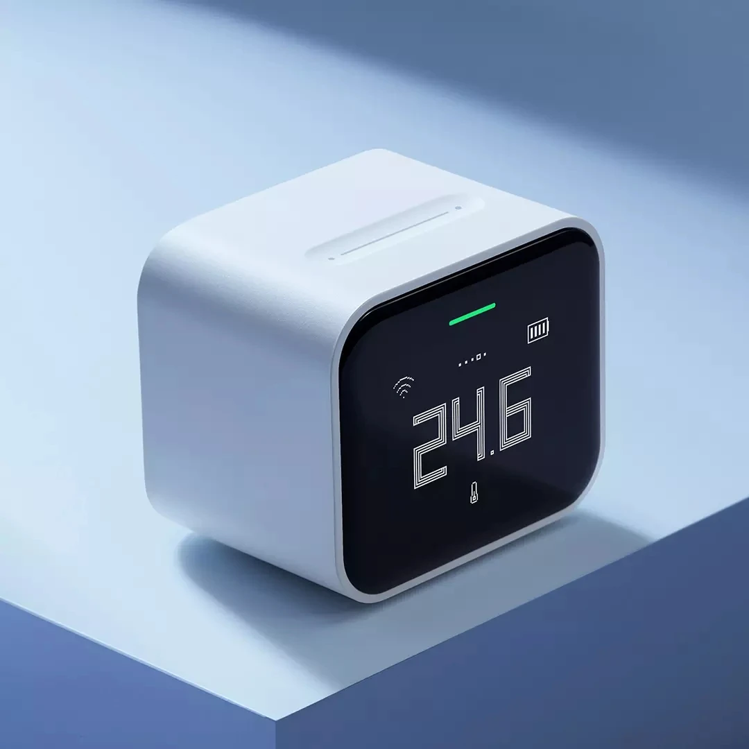 Qingping Air Detector lite Screen Touch Operation CO2 PM2.5 PM10 Temperature Humidity Monitor Work With Mihome APP Apple HomeKit