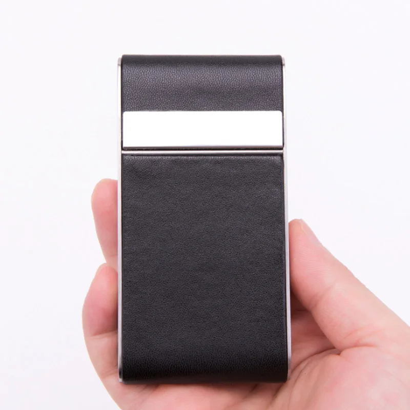 20 Slim Cigarettes PU Leather Cigarette Case Vintage Classic Magnetic Button Women Cigarette Boxes Men\'s cigarette holder