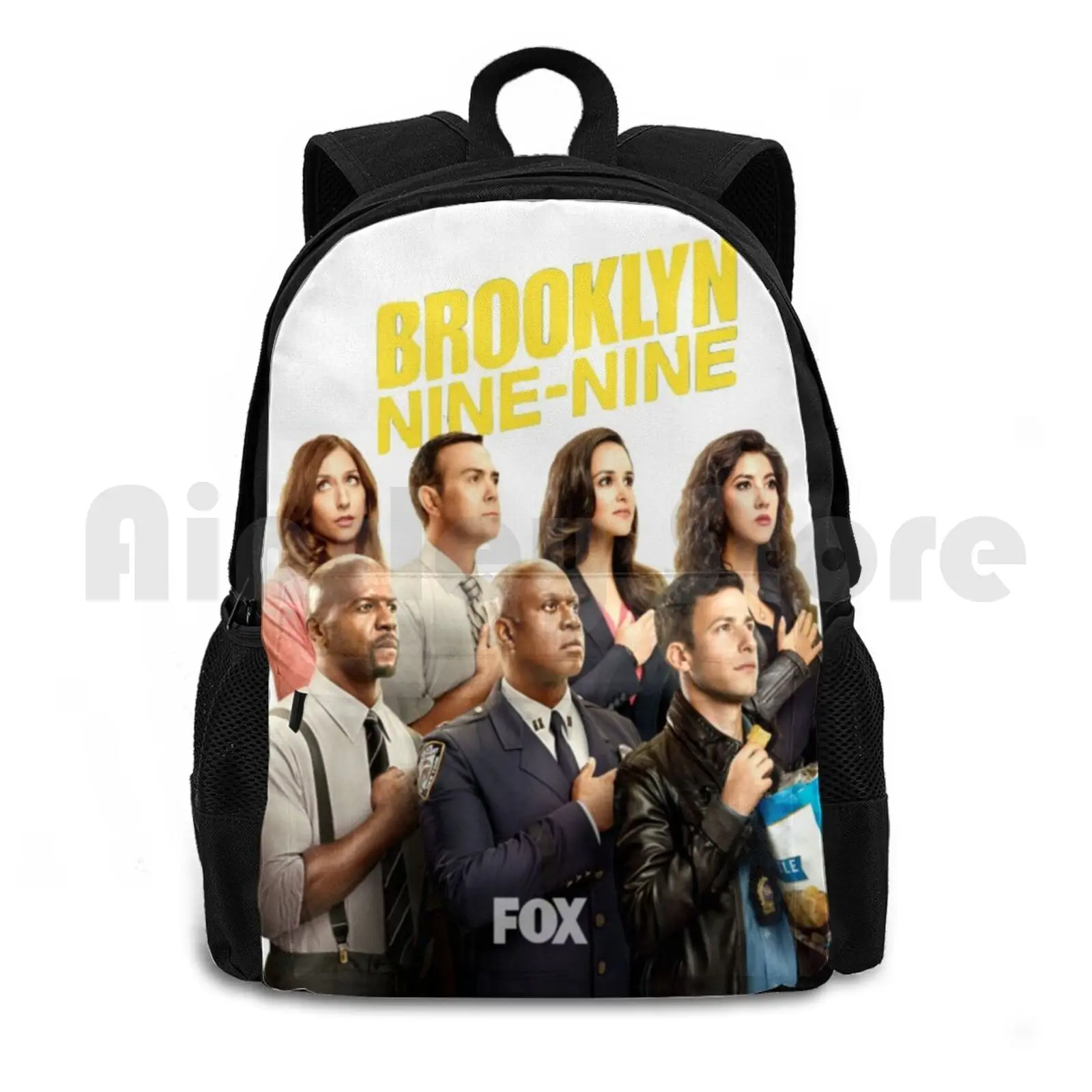 Nine Nine! Outdoor Hiking Backpack Riding Climbing Sports Bag Brooklyn Nine Nine Fox Nine Nine Nbc Tv Andy Samberg Sitcom Funny