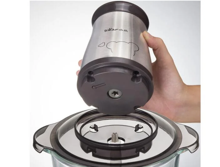 ماكينة طعام الدب الكهربائية المنزلية متعددة الوظائف من الفولاذ المقاوم للصدأ ماكينة تقطيع اللحوم واللحوم QSJ-B03