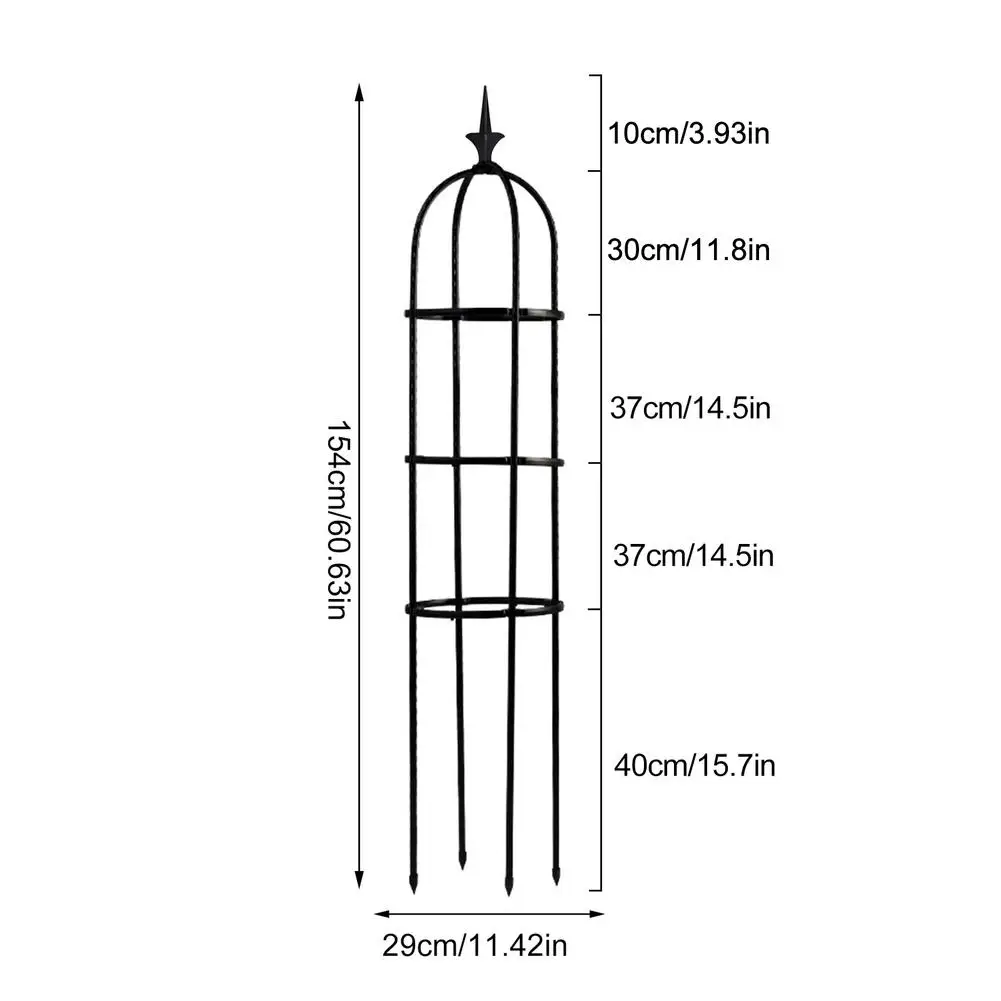 Plant Climbing Frame Outdoor Flower Stand Garden Obelisk Trellis Portable Plant Support Tower European Flower Stand