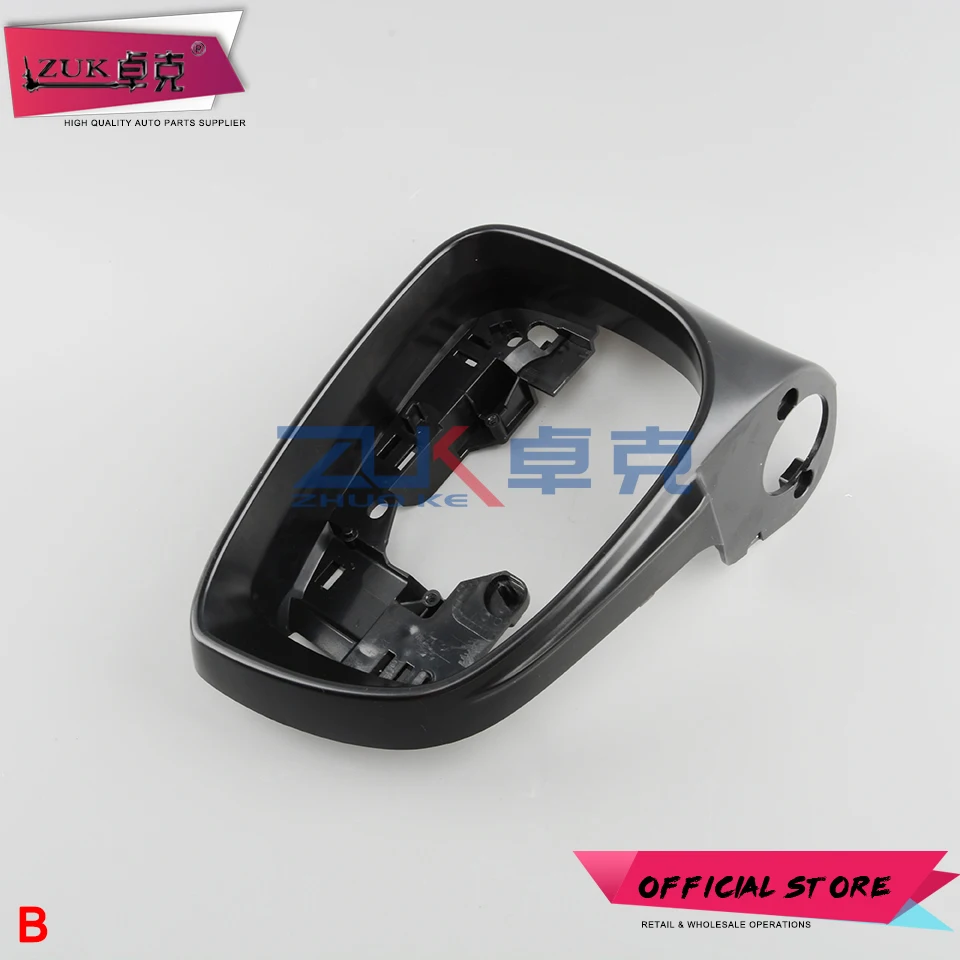 ZUK Car Exterior Parts Rearview Side Mirror Cover Housing Frame LED Turn Signal Lamp For Mazda CX-4 CX4 CX-5 CX5 KE 2015 2016